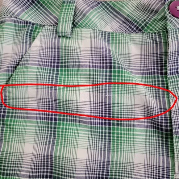 Puma Men's Plaid Golf Shorts - Picture 4 of 16